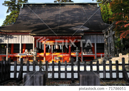 Scenery of the precincts of Hikosan Jingu Shrine in Soeda-cho, Tagawa-gun, Fukuoka Scenery of the precincts of Hikosan Jingu Shrine in Soeda-cho, Tagawa-gun, Fukuoka 71786051