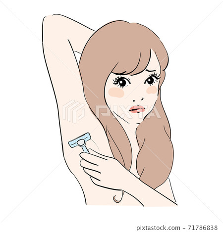 Unwanted hair treatment armpit razor Unwanted hair treatment armpit razor 71786838