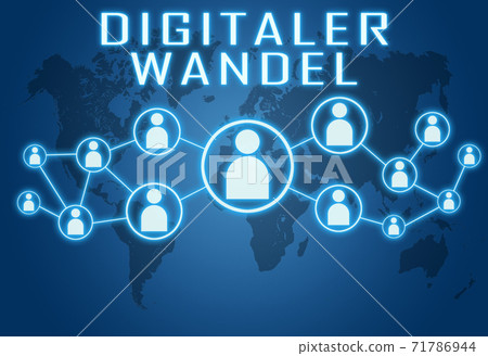 Digitaler Wandel Digitaler Wandel 71786944