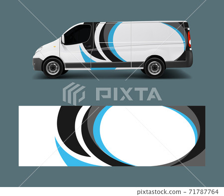 car graphic abstract stripe designs vector. abstract lines design concept for truck and vehicles van graphics vinyl wrap 71787764