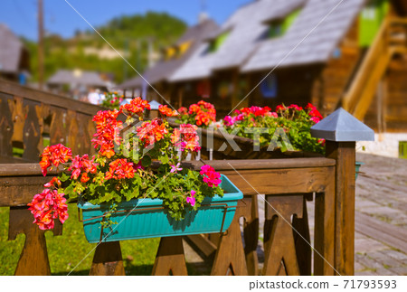 Traditional village Drvengrad Mecavnik - Serbia Traditional village Drvengrad Mecavnik - Serbia 71793593
