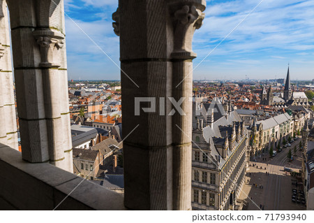 Gent cityscape - Belgium Gent cityscape - Belgium 71793940