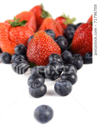 Blueberries and strawberries Blueberries and strawberries 71796709