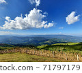 Green mountains and beautiful sky clouds in Chiang rai, Thailand. 71797179