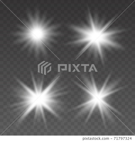 Vector glow set Vector glow set 71797324
