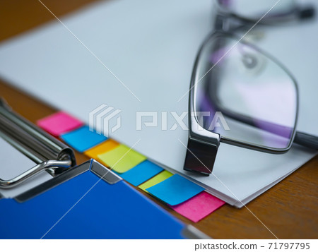 Business image, documents, binder, glasses Business image, documents, binder, glasses 71797795