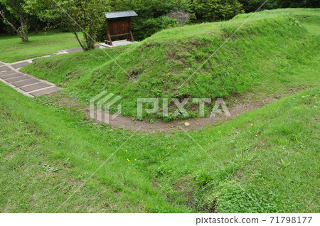 Bastion fort of historic site Shiryokaku: Hakodate, Hokkaido 71798177