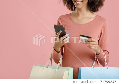 Mobile app, black friday and modern shopping 71799237