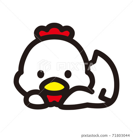 可愛的雞角色 71803044