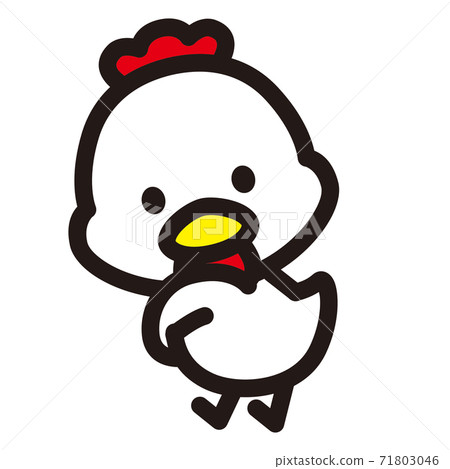 可愛的雞角色 71803046