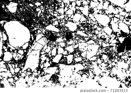 Black and white marble cracks simple texture. Vector illustration. Black and white marble cracks simple texture. Vector illustration. 71803815