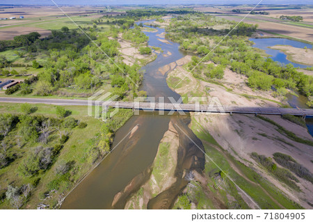 South Platte River aerial view South Platte River aerial view 71804905