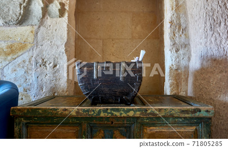 Old original vintage wooden buffet Old original vintage wooden buffet 71805285