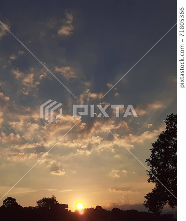 A sunset 71805366