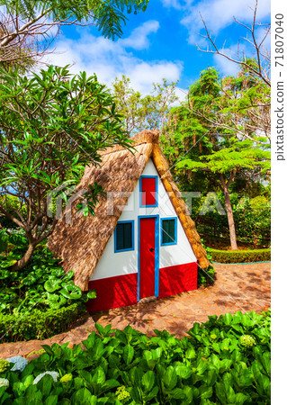 Traditional house in Santana village, Madeira Traditional house in Santana village, Madeira 71807040