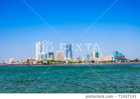 Mumbai city skyline panoramic view, India 71807141