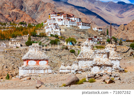 Likir Monastery near Leh in Ladakh 71807282