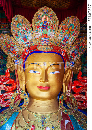 Thiksey Gompa Monastery near Leh, Ladakh 71807297