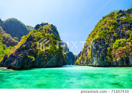 Mountain cliff at El Nido, Philippines Mountain cliff at El Nido, Philippines 71807430