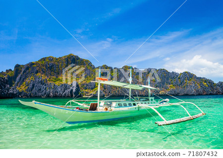 Bangka boat in El Nido, Philippines 71807432