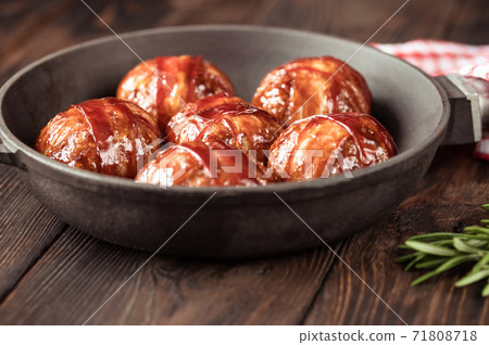 Bacon wrapped meatballs Bacon wrapped meatballs 71808718