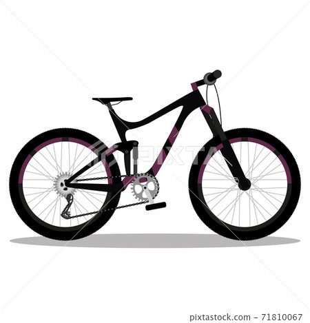 Isolated transport bike 71810067