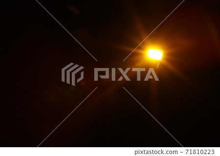 Abstract Natural Sun flare on the black Abstract Natural Sun flare on the black 71810223