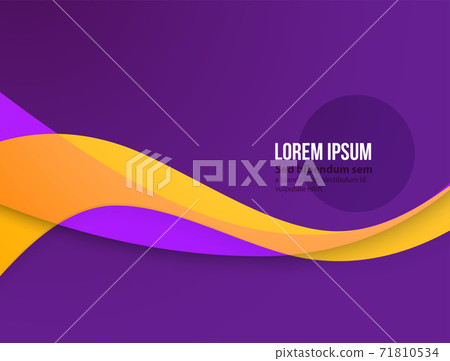 Modern colorful flow poster. Wave Liquid shape color paint. Moving simple lines. Art design for your design project. Modern colorful flow poster. Wave Liquid shape color paint. Moving simple lines. Art design for your design project. 71810534