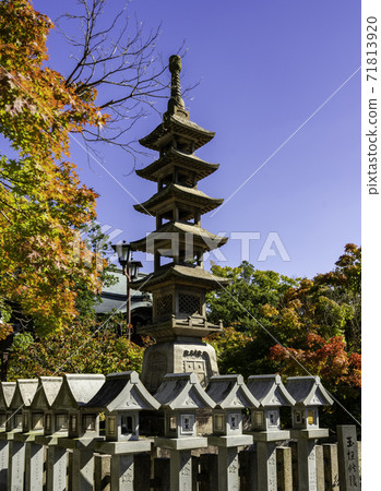 Chogosonshiji Temple Stone Pagoda Heguri Town, Ikoma District, Nara Prefecture 71813920