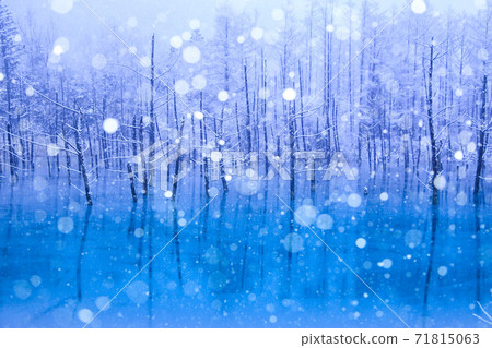Blue and white world 71815063