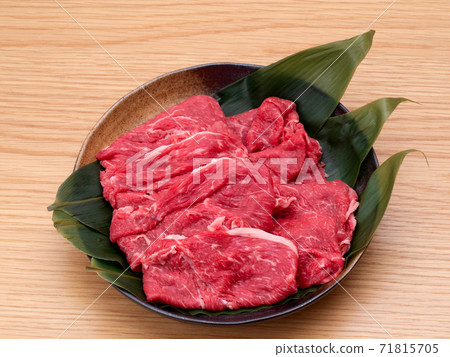 Beef shoulder loin sliced 71815705