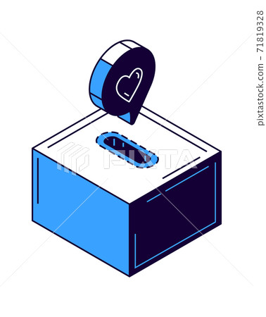 moneybox icon and gold coin isometric moneybox icon and gold coin isometric 71819328