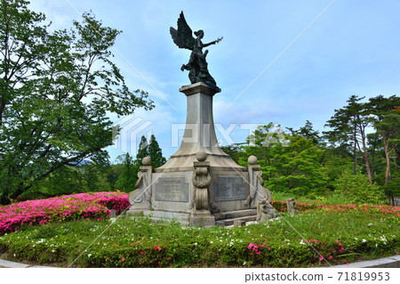 Early summer scenery of Kobe Foreigners Cemetery Early summer scenery of Kobe Foreigners Cemetery 71819953