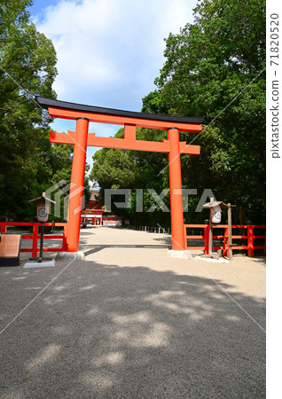 Shimogamo Shrine West Exit Torii 71820520