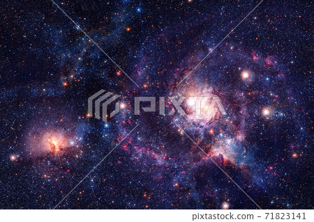 Cluster of stars. Nebula. Elements of this image furnished by NASA Cluster of stars. Nebula. Elements of this image furnished by NASA 71823141
