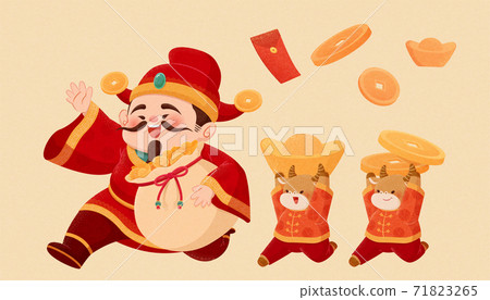 Element set of Chinese New Year Element set of Chinese New Year 71823265