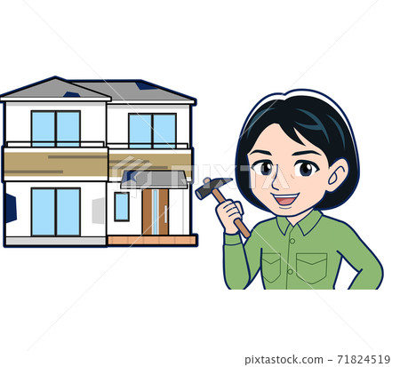 主婦 家庭主婦 藍領工人 71824519