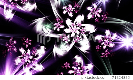 Flying cherry blossom petals, cherry blossoms at night Flying cherry blossom petals, cherry blossoms at night 71824823