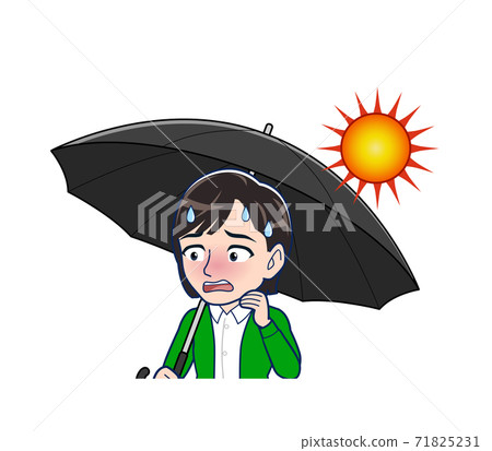 parasol, heatstroke prevention, child-rearing 71825231