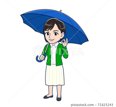 傘 下雨 雨 71825243