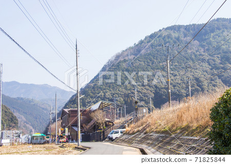 Sagano torokko or sagano romantic train station. It is a train route for sightseeing popular in Kyoto. 71825844