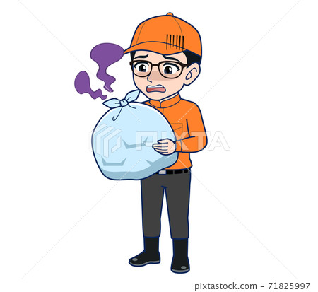 trash, take out the garbage, male 71825997