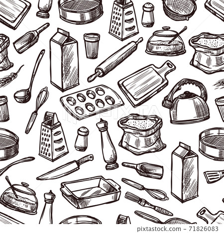 Baking Seamless Pattern 71826083