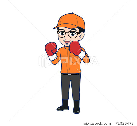 包裝 拳擊 藍領工人 71826475