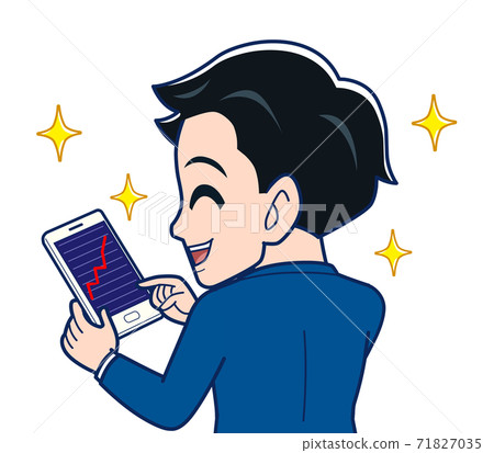 smartphone, sumaho, back view 71827035