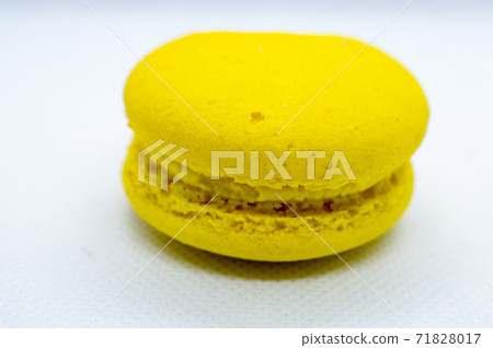 Macaroni, bake, yellow on a white background. Close up. Isolated Macaroni, bake, yellow on a white background. Close up. Isolated 71828017