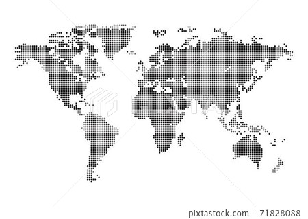 World map vector isolated. World political map. Flat earth vector illustration World map vector isolated. World political map. Flat earth vector illustration 71828088
