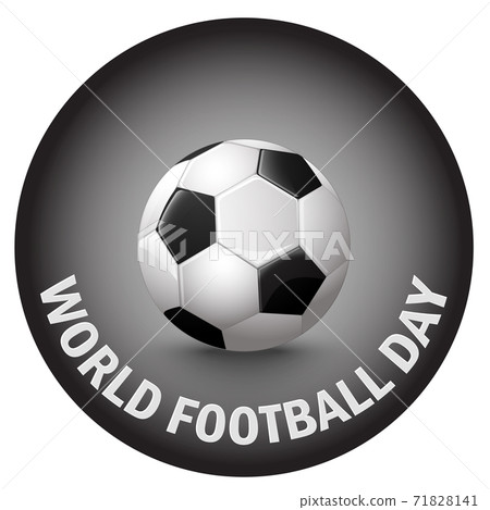 World Football Day with Soccer ball World Football Day with Soccer ball 71828141