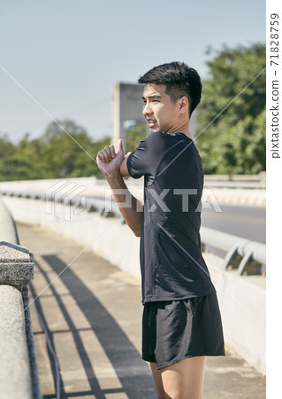 Young people jogging in city Young people jogging in city 71828759