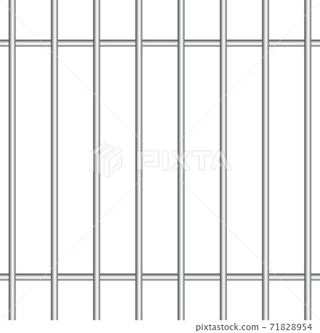 Prison metal bars vector illustration Prison metal bars vector illustration 71828954